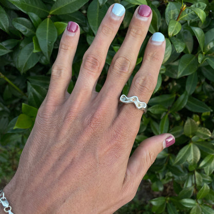 oyster band w/ 5 gems