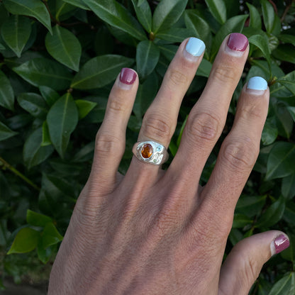 howl's ring w/ orange face