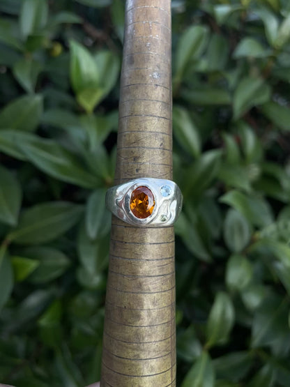 howl's ring w/ orange face