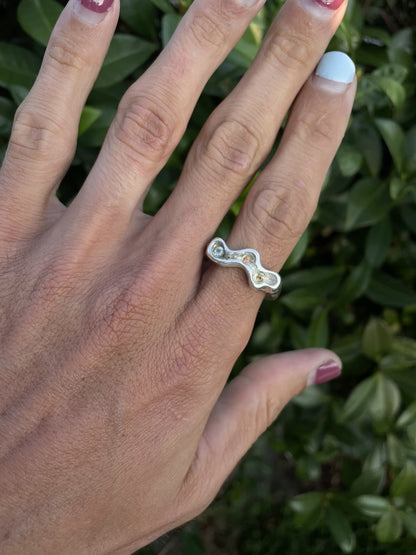 oyster band w/ 5 gems